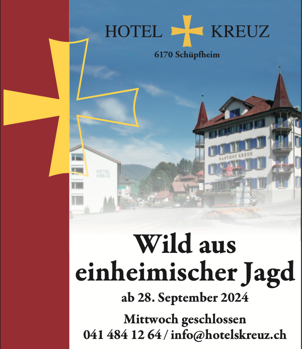 Wild aus einheimischer Jagd 28 September 2024